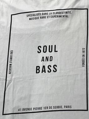 Soul & Bass Record Store Preowned Medium Long Sleeve T-shirt